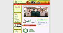 Desktop Screenshot of bantulkab.go.id